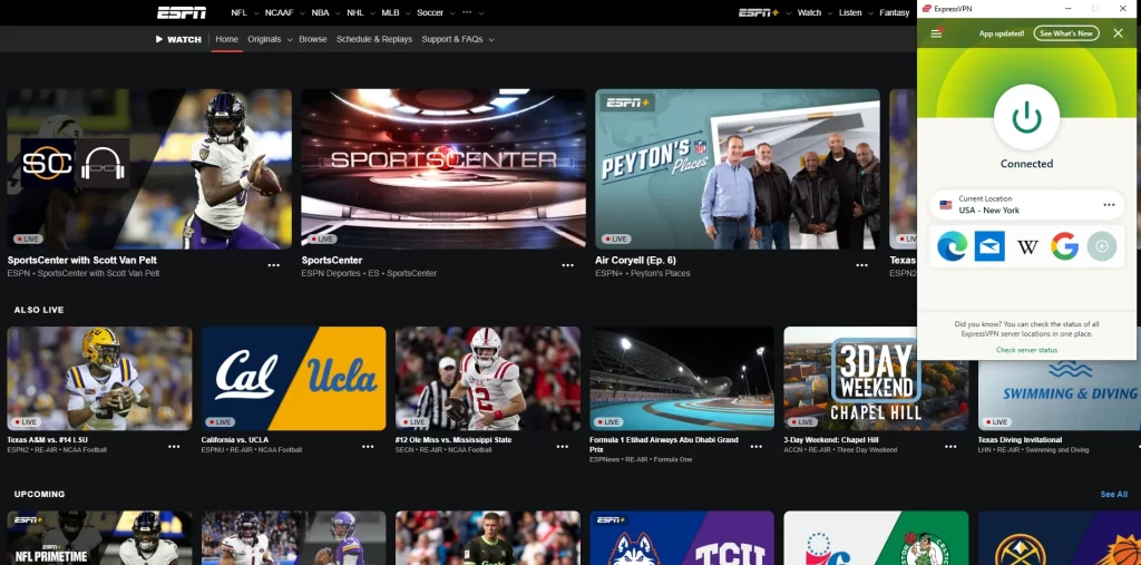 How to watch ESPN+ in UK