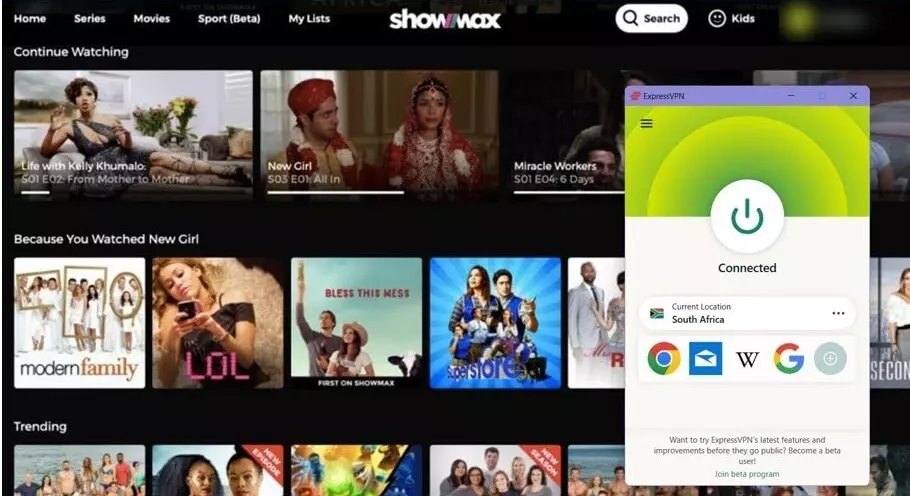 How to watch Showmax in UK with a VPN